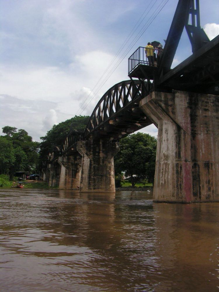 The steel Bridge over the River Kwai